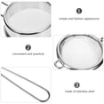 thumbnail image 3 of Homoyoyo 2pcs Stainless Steel Flour Sifter for Kitchen Sifting Sugar and Cocoa Powder, 3 of 8
