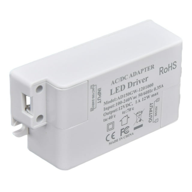 Controlador LED, Controlador De Bombilla LED De 12 Vatios Caja Fuerte Para El Hogar CA A CC Para G4 MR11 MR16
