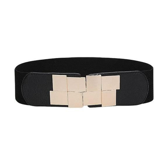 Tittly Leather Belt Belts for Women Belt Belt Belt Wide Waist Ladies Elastic Dress Body Accessories Women Fashion Belt Wide Belts Western Belts Black One Size