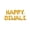 Gold, variant on Letter Balloons - HAPPY DIWALI 16" Inch Alphabet Letters Foil Mylar Balloon Diwali Day Party Banner (Gold)