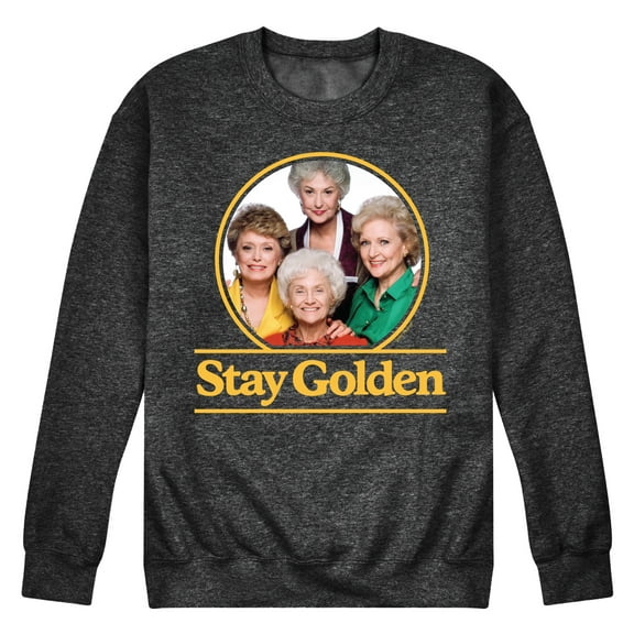 Golden Girls - Stay Golden Group - Men's Crew Neck Fleece Pullover