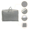 thumbnail image 3 of Unique Bargains 1 Pack Clothes Storage Bags Moving Bags Grey 21.5*8*14in, 3 of 7