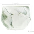 thumbnail image 2 of Marble Texture Ceramic Planter Pot for Home and Office Decor, Small Plant Container, Indoor Flower Pot, 2 of 4