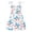 Z66-Light Blue, variant on Glisme Fashion Girls Dresses Size 5-6 Y Kids Independence Day Print Dress Gown Toddlers Casual Wear Cute Dress Blue Sundress For Girl