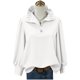 thumbnail image 5 of TaTaai 2026 Spring Summer Solid Color Button Top for Women Long Sleeve Round Neck Casual Blouse Soft Comfy Lightweight Daily Vacation Outfits Gift, 5 of 5