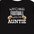 thumbnail image 4 of Inktastic Watching Football with my Auntie Boys or Girls Long Sleeve Toddler T-Shirt, 4 of 5