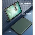 thumbnail image 4 of czcpp-Case pour Samsung Galaxy Tab A9+/A9 Plus 11 Pouces 2023, Étui Rigide Légère et Mince avec Support pour Galaxy Tab A9+ SM-X210/X216/X218, Réveil/sommeil Automatique, Vert Nuit, 4 of 4