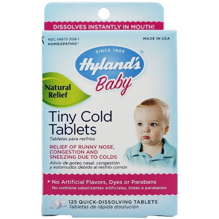 hyland's baby tiny cold tablets walmart
