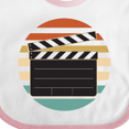 thumbnail image 4 of Inktastic Movie Film Clapboard Boys or Girls Baby Bib, 4 of 4