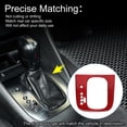 thumbnail image 3 of Unique Bargains ABS Gear Shift Knob Button Cover for VW Golf 6 GTI MK6 2008-2013 Console Gear Panel Control Decal Trim Sticker Interior Accessories Red, 3 of 6
