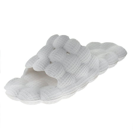 

LAVRA Womens Massage Bubble Slides Non Slip Spa Slippers Cushion Pillow Sandals