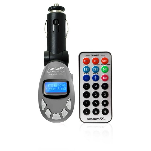 QFX FM Transmitter Silver