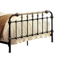 thumbnail image 3 of Benjara Metal Eastern King Bed with Gold Accent- Black, 3 of 6