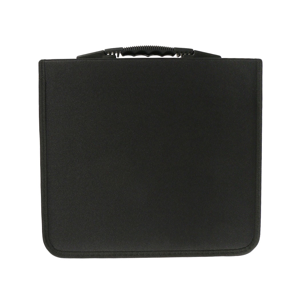 FELTECHELECTR 1Set CD DVD Case Black Color Rectangular Shape For Media Organization And Storage Portable