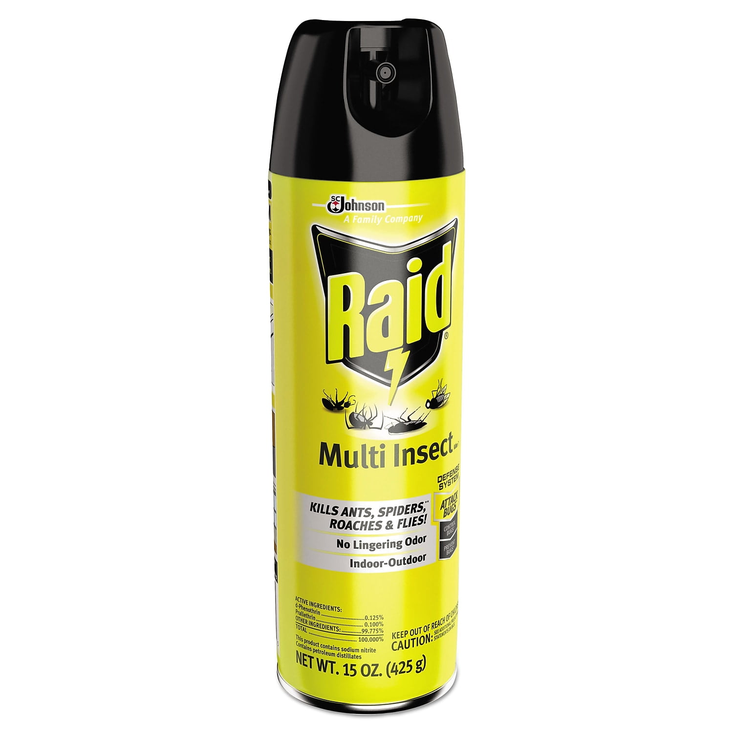 Raid Multi Insect Killer 15 oz Aerosol Can 12/Carton (SJN300819)
