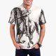 thumbnail image 1 of Fotbe Cowboy Ride A Horse Camiseta Polo de Golf para Hombre con Estampado – Camisa Deportiva Transpirable con Cuello Abotonado-Large, 1 of 6