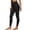 Black, variant on Cotton Workout Pants for Women Women High Waist Leggings with Pockets Stretchy Breathable Workout Running Pants Dark Blue XL