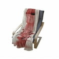 thumbnail image 4 of Lips Soft Flannel Fleece Throw Blanket, Female Blowing Kisses over Water and Reflection Closeup Image, Cozy Plush for Indoor and Outdoor Use, 50" x 60", Off White and Dark Coral, by Ambesonne, 4 of 6