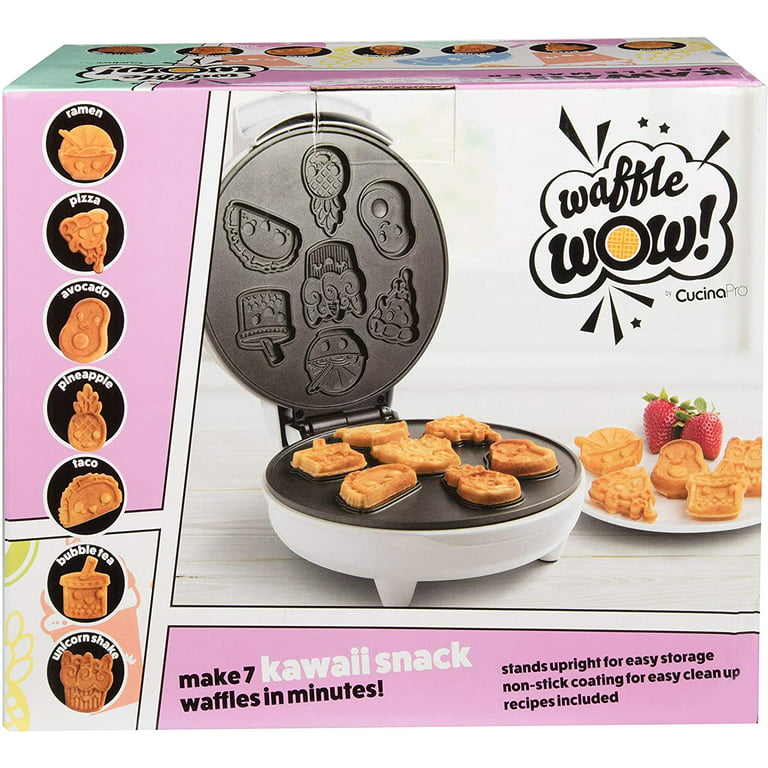 Dinosaur Mini Waffle Maker- Make Breakfast Fun and Cool for Kids and Adults