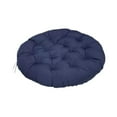 thumbnail image 3 of colaxi Hanging Basket Egg Chair Cushion Padded Seat Cushion Patio Chair Pad Soft Thick Round 19.7inch Replacement for Indoor Outdoor Dark Blue, 3 of 9
