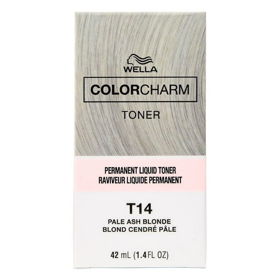 Wella Color Charm Liquid Toner #T14 Pale Ash Blonde (Pack of 2)