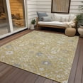 thumbnail image 6 of Addison Rugs Chantille Indoor/Outdoor Modern Abstract Gold Washable Rectangle Rug, 5' x 7'6", 6 of 6