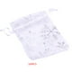 thumbnail image 1 of Bolsas de regalo transparentes con cordón pequeño copo de nieve hilo Pttern bolsa de caramelo soporte para recuerdo de banquete de boda 100 Uds Noticed JJ17761-00, 1 of 7