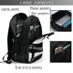 thumbnail image 4 of Balery Abstract Black White Swirls Mochila con carga USB para hombre y mujer - Mochila impermeable y antirrobo para laptop con puerto USB para viajes, trabajo, 4 of 7