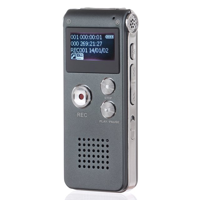 Amdohai Stylo Enregistreur Numérique Lithium Intégré 8 Go Lecteur de Musique MP3