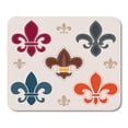 thumbnail image 1 of SIDONKU Emblem Scout of Various Fleur De Lis Symbols and Graphics Badge Flower Mousepad Mouse Pad Mouse Mat 9x10 inch, 1 of 1