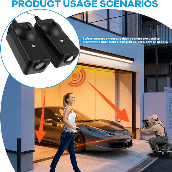 41A5034 Garage SafetySensor Kit Compatible,Garage Door Openers, Garage Door Sensors,Replacement G801CB-P 801CB 041-0136