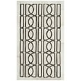 thumbnail image 6 of SAFAVIEH Studio Leather Sheeva Geometric Area Rug, Ivory/Grey, 4' x 6', 6 of 7