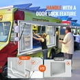 thumbnail image 4 of KFFKFF 53"L x 33"W Concession Stand Serving Window Food Truck Service Awning, 4 of 7