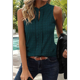 thumbnail image 4 of Top Sin Mangas con Cuello en V de Color Liso para Mujer, Verde Oscuro, Talla XL, 4 of 8