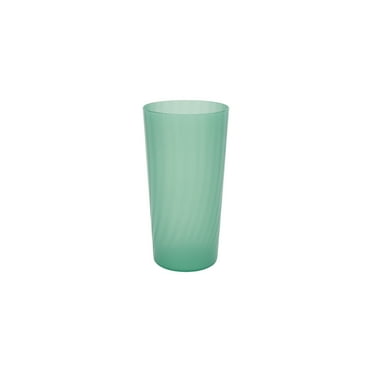 Mainstays - Green Round Plastic Swirl Pattern Tumbler, 26-Ounce