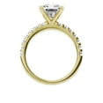 thumbnail image 3 of Unique Moments 2.50 Ct Diamond Solitaire With Accents Princess Engagement Ring 10k Yellow Gold, 3 of 6