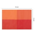thumbnail image 4 of Unique Bargains Placemats for Kitchen Table Heat Resistant Table Placemats Orange, 4 of 7