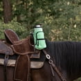 thumbnail image 5 of Horse Saddle Water Bottle Holder, Green Water Holder, Multi Pocket Horse Saddle Drink Holder up to 40oz, Horse Gifts, Horse Stuff Horse Tack, 5 of 5