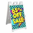 thumbnail image 1 of 65 Percent Off Sale (24" X 36") Deluxe A-Frame Signicade, Includes 2 Removable Panels & Stand, 1 of 4