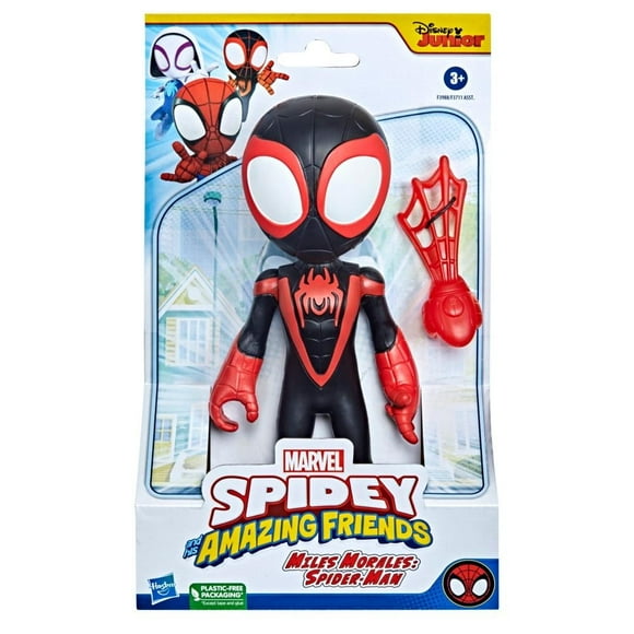 Figura de Acción Hasbro Marvel Spidey de 22.5 cm Articulable de Miles Morales con 1 accesorio, a partir de 3 años