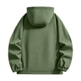 thumbnail image 6 of Abomasnow Mens Lightweight Rain Jacket Full Zip Long Sleeve Hooded Outdoor Windbreaker Jackets Water Resistant Softshell Coat for Hiking Running Travel S-4XL, 6 of 6