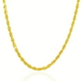 thumbnail image 2 of 5.0mm 10k Yellow Gold Solid Diamond Cut Rope Chain 22 in, 2 of 4