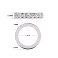 thumbnail image 6 of TimeLe$$ Classics 2 Carat TW Natural Diamond Eternity Band in 14K White Gold (Ring Size 7.5), 6 of 6