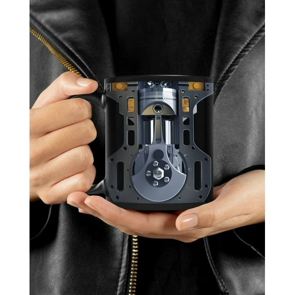 Dvkptbk Mug Novelty Mechanic Engine Mugs Unique Coffee Mugs Fathers Day Mug Automotive Art Mechanic Funny Coffee Mug Cool Gifts from Daughter Son Wife Kitchen Gadgets