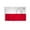 Poland 2x3 ft Flag-Nylon, variant on AGAS Small 4" x 6" 4x6 inch Poland Hand Flag Polyester material Stitched Edges 11" Plastic Stick Polish Hand Held Mini Small Stick Flags