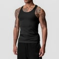 thumbnail image 2 of Men's Premium Cotton Tank Top Breathable Sleeveless Undershirt Ideal For Gym, 2 of 5