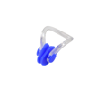 thumbnail image 1 of Pince à Nez de Natation en Silicone Souple de Haute Qualité Réutilisable Confortable Plongée Surf Pinces à Nez de Natation pour Adultes Enfants 1PCS Bleu, 1 of 6