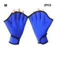thumbnail image 3 of Naiovety Guantes de natación hechos de neopreno resistentes a los arañazos y al desgarro para guantes duraderos medio dedo Deportes acuáticos, 3 of 6