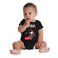thumbnail image 6 of NASA Worm Logo Outer Space Astronaut Romper Boys or Girls Infant Baby Brisco Brands 6M, 6 of 7
