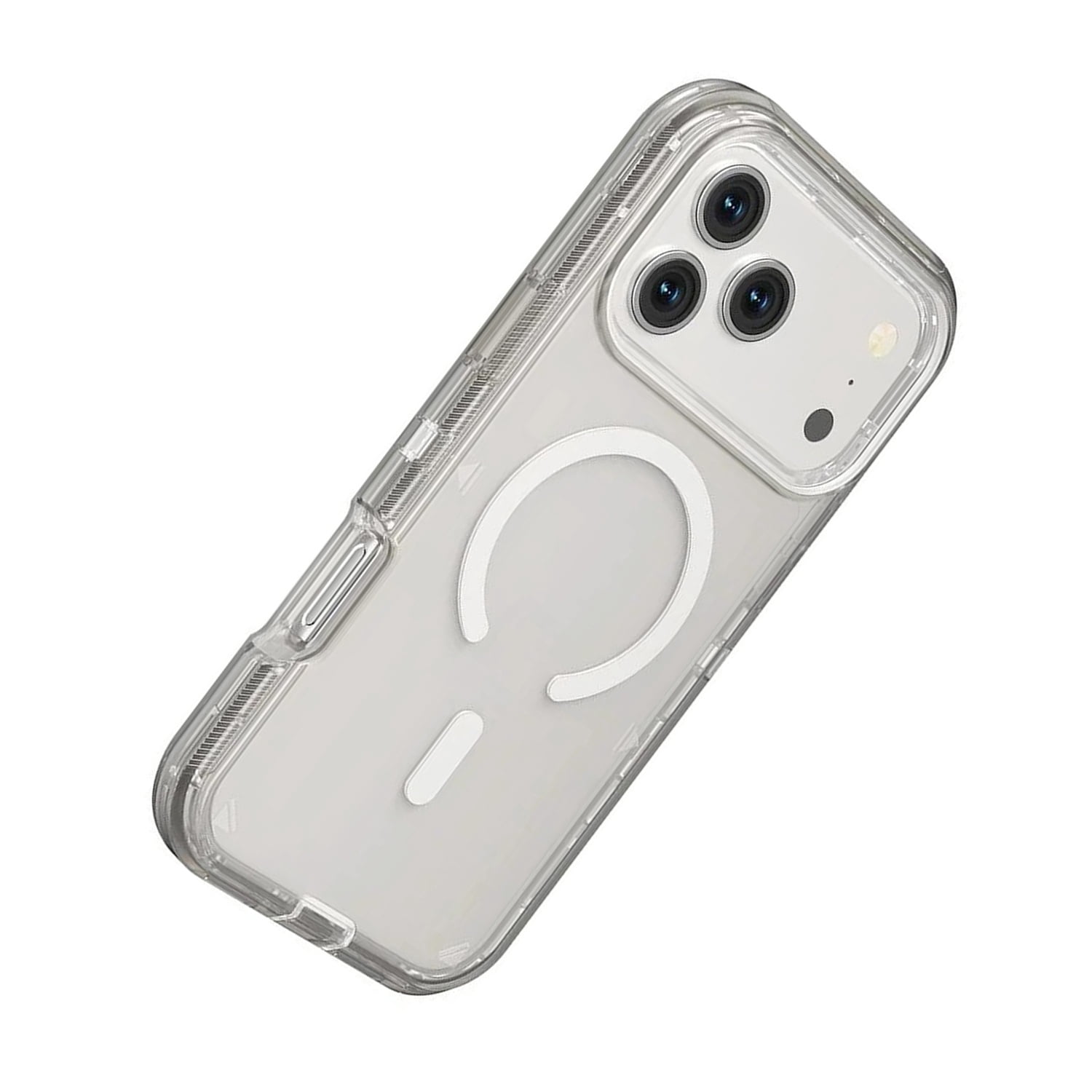 Transparent Protective Case with Wireless Charging Support for iPhone 17 Pro Max - Transparent